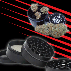 GRINDER SKUD FARM - Aluminium 48mm | 4 Parties + Tamis